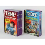 EC Archives: Shock Suspense Stories Complete Set, volumes 1-3, first edition hardback graphic books