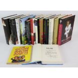 Autographed Books – a group of fourteen hardback books, mostly first editions or early printings,