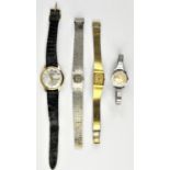 Gentleman's Garrards gold plated automatic wrist watch, Glaco wrist watch an expanding bracelet,
