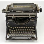 An Underwood Standard type writer