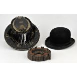 Two hat measuring devices, late 19th/early 20th Century, a Mattlock and sons bowler hat,