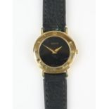 Gucci, A Ladies reference 3000 2Lwrist watch, the bezel with Roman numeral hour markers,