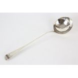 George III old English pattern silver ladle makers mark S.J, London 1765 5.5oz 176gm