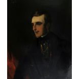 British School (19th century), Portrait of a gentleman, oil on canvas, 76 x 63cm, framed.