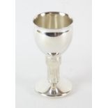 Brian Asquith, Millennium Goblet, Sheffield 2000, 11oz 345gm limited edition No. 6/200,