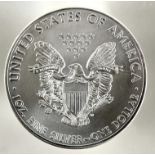 Twenty (20) 1-ounce American silver eagle $1 coins 2014, the “Walking Liberty”, in their original
