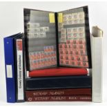 Large Collection of World stamps in albums (39) & stock books with Great Britain from 1d reds to