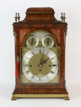 Amended estimate. George III mahogany bracket clock by Thomas Fazakerley The case with bell form