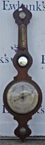 A wheel barometer by Crundwell