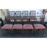 Julian Chichester, eight dining chairs, seat height 46cm (8)