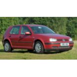 2000 VW Golf Mk4 1.6 S Auto 5-door hatchback in rare Canyon Red metallic with beige cloth