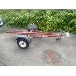 Single motorbike trailer. Supplied by Southern trailers. 500kg GVW. Pad locking tow hitch.