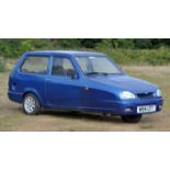 2000 Reliant Robin MK3. Registration number: W184 UTT. Mileage: 47,308. Finished in blue with