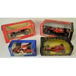 F1 Boxed models and framed items - Models to include, Tonka Polistil, Burago Ferrari F1 models,