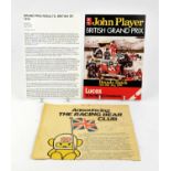 James Hunt - Signed 1970s colour advertisement for the formation of The Racing Bear Club by Hesketh