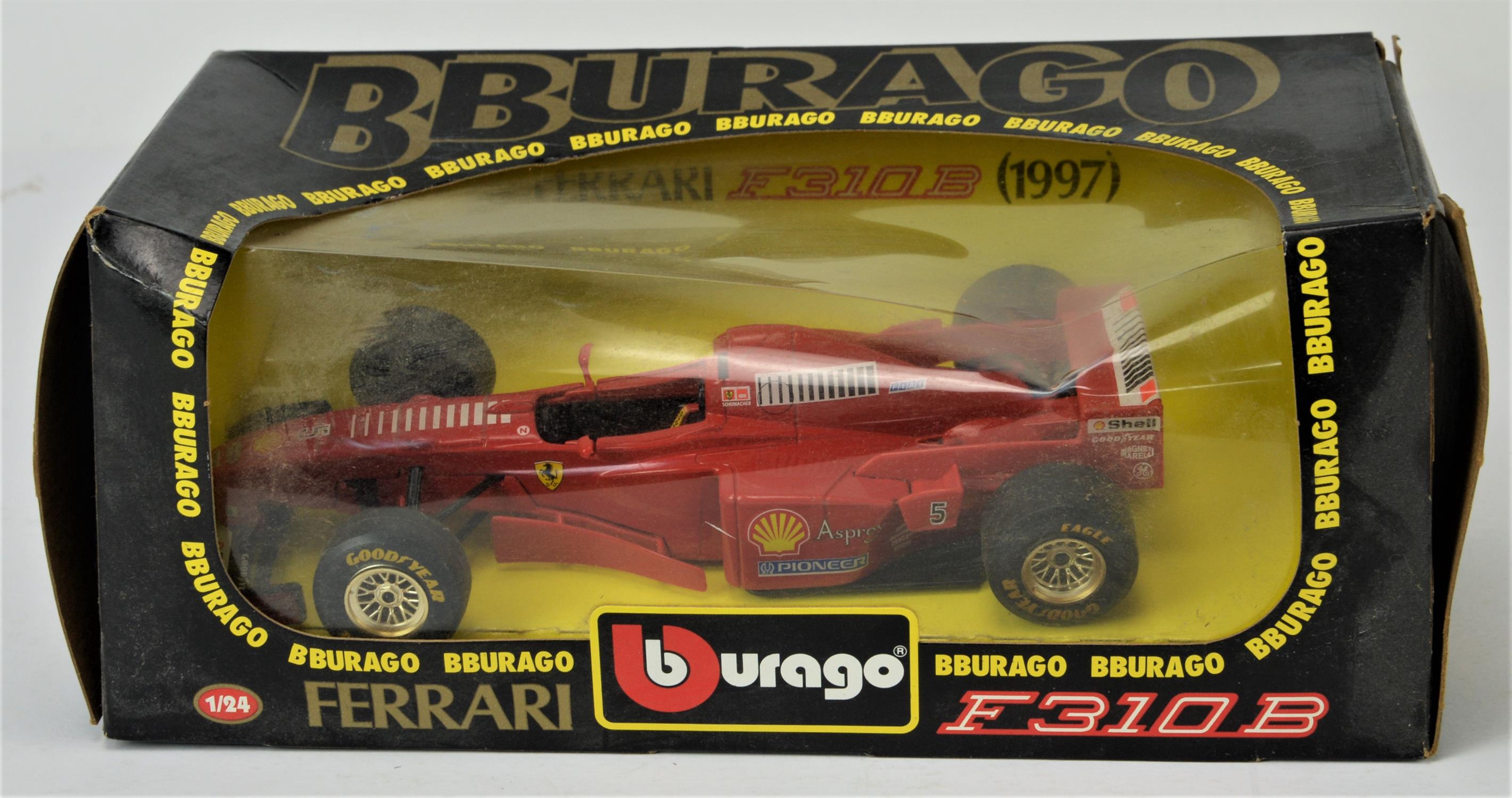F1 Boxed models and framed items - Models to include, Tonka Polistil, Burago Ferrari F1 models, - Image 4 of 6