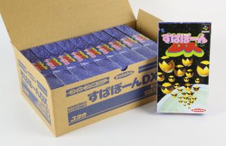Factory Case Pack of brand new Supapoon DX Super Famicom NTSC-J games (x10) Supapoon DX is an