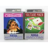 SEGA 2 boxed Game Gear games (PAL) Includes: Solitaire Poker and The Chessmaster