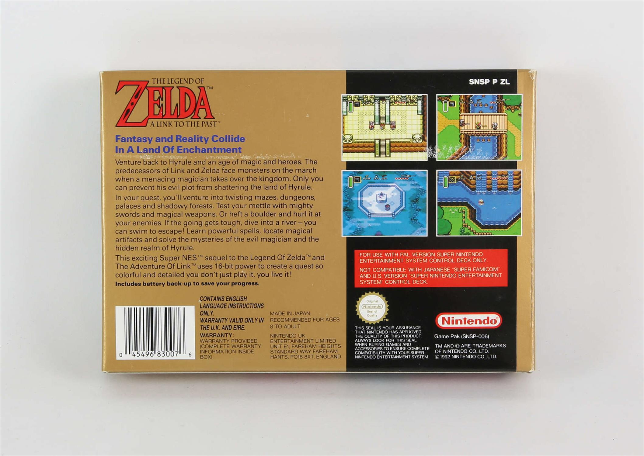 Amended Description The Legend of Zelda A Link to the Past - Super Nintendo - SNES This lot - Image 2 of 3