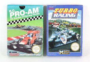 2 boxed SNES games Includes: R.C. Pro-AM and Turbo Racing