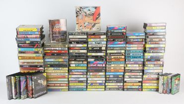 A large assortment of boxed and unboxed 80s Retro Video Games across several consoles,