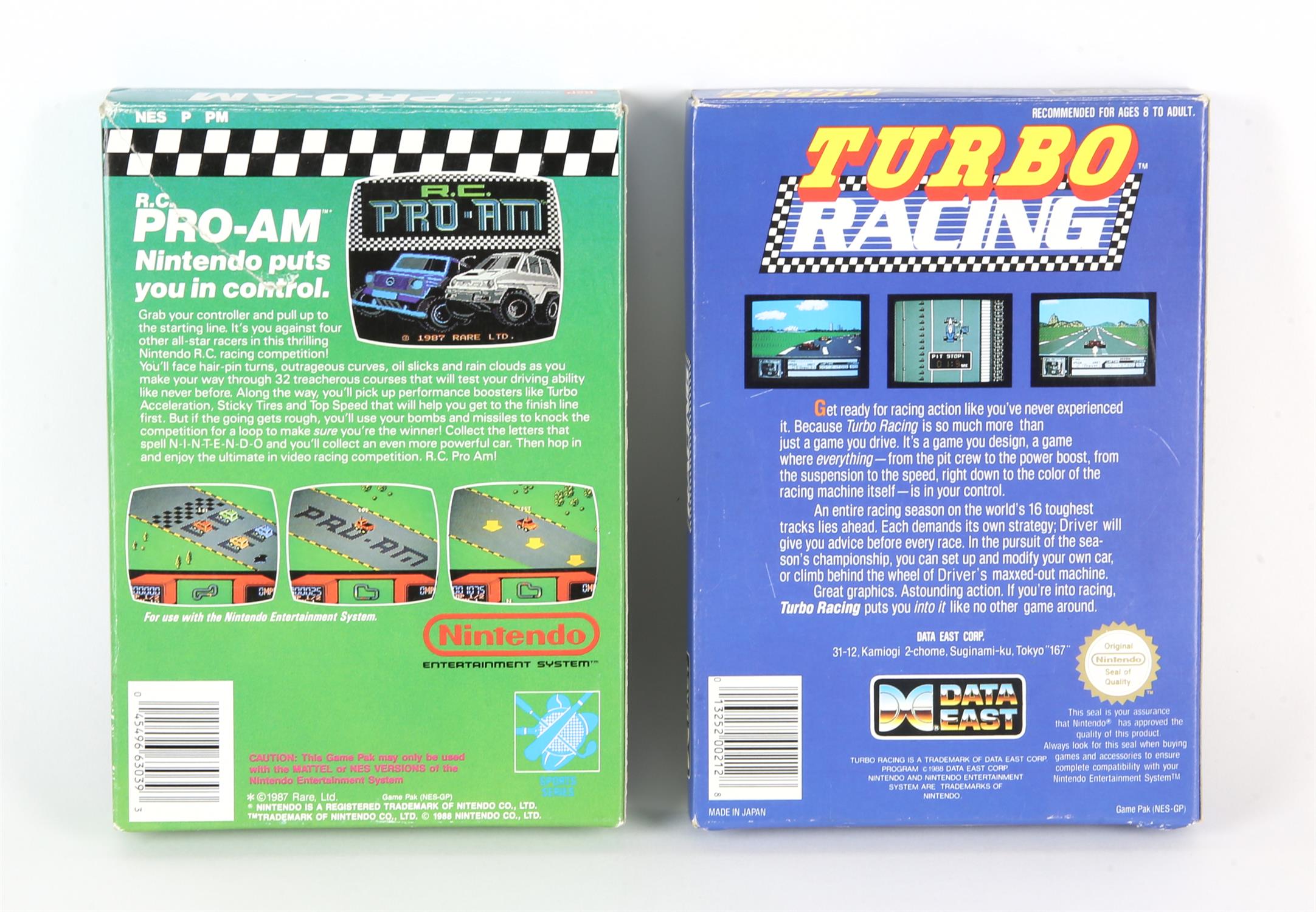 2 boxed SNES games Includes: R.C. Pro-AM and Turbo Racing - Image 2 of 2