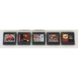 SEGA 5 loose Game Gear games - classics bundle (PAL) Includes: Outrun, Streets of Rage,