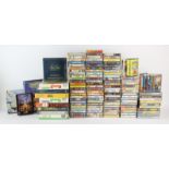 A collection of over 100 Amstrad & Amiga games in a variety of cassette boxes and 'big box' items