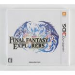 Nintendo 3DS factory sealed Final Fantasy Explorers game (NTSC-J) An action role-playing video