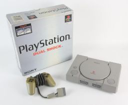 Japanese PlayStation 1 System (NTSC-J) Console is boxed, complete and comes with 1 controller