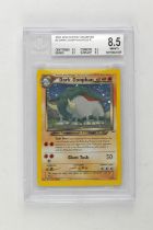 Pokemon TCG. Neo Destiny Unlimited Dark Donphan Holo 3/105 graded Beckett 8.5.