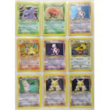 Pokemon TCG. Lot of around 60-70 vintage Pokémon cards from Base, Jungle, Fossil,