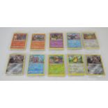 Pokemon TCG: Ten Pokemon Sealed Pre-release Packs. Includes Pre-release packs from Sun and Moon