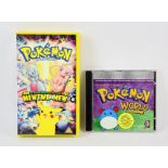 Pokemon Bundle. Includes Pokemon the first movie VHS, a sealed copy of Pokemon world CD collectors