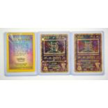 Pokemon TCG. Three Ancient Mew Promo Cards. One is sealed.