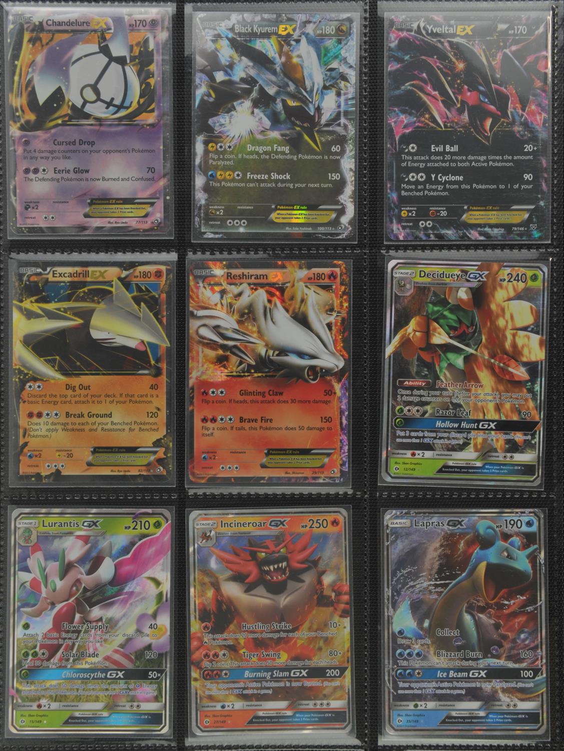 Pokemon TCG. A binder packed with approximately 250 EX and GX cards from a variety of sets. - Image 14 of 28