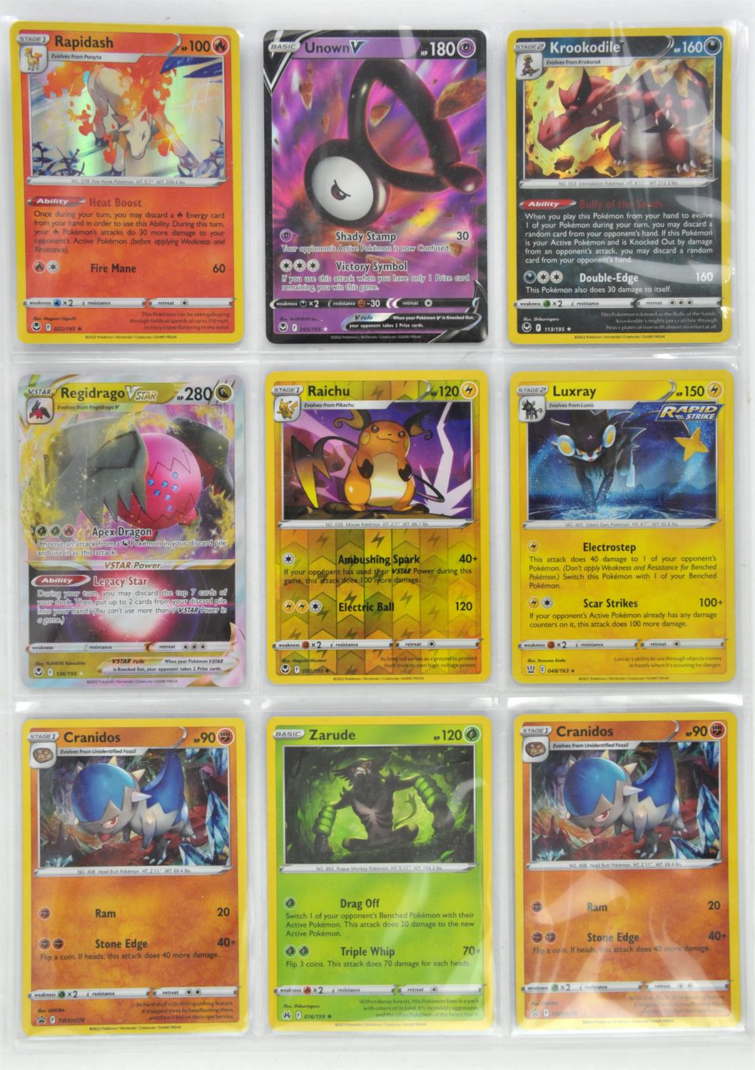 Pokémon TCG: Mixed Bundle of approximately 500-600 Pokemon Cards from modern sets such as Crown - Image 2 of 5