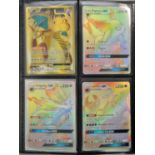 Pokemon TCG. Binder of 29 cards including Full Arts, Rainbow Rares, Trainers, GX's and EX's.