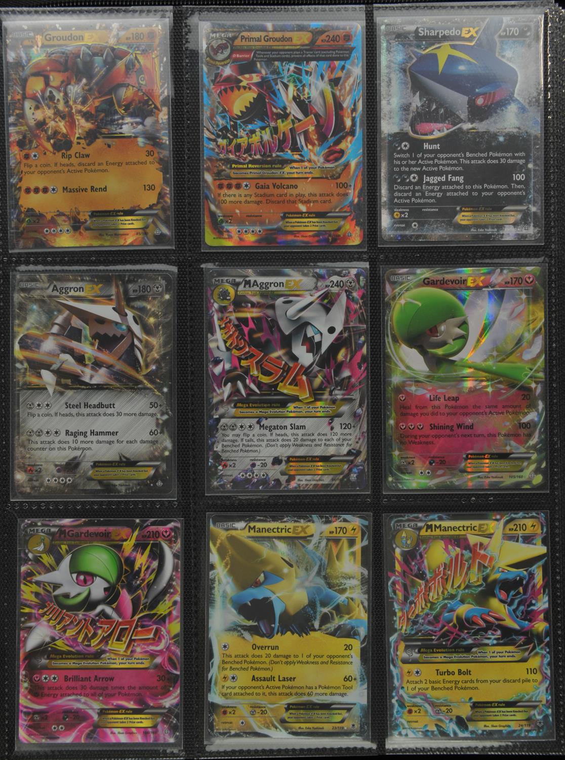 Pokemon TCG. A binder packed with approximately 250 EX and GX cards from a variety of sets. - Image 11 of 28