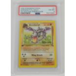 Pokemon TCG. Aerodactyl 1/62 Prerelease 1st Edition Fossil PSA 6.