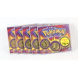 Pokemon Hasbro Battling Coin Game. 5 Sealed Copies which contain a random select of Pokémon coins