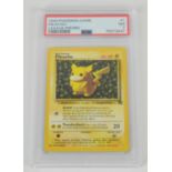 Pokemon TCG. Pikachu Number 1 Black Star Promo Pokemon League Non-Holo PSA 7.