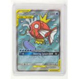 Pokemon TCG. Magikarp and Wailord Tag Team GX Full Art Card 161/181 from the set Sun and Moon Team