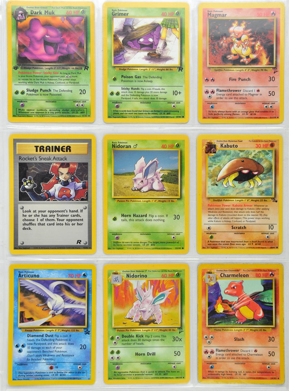 Pokemon TCG. Lot of around 60-70 vintage Pokémon cards from Base, Jungle, Fossil, - Image 13 of 16