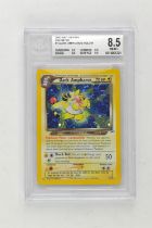 Pokemon TCG. Neo Destiny Unlimited Dark Ampharos Holo 1/105 graded Beckett 8.5.