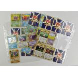 Pokemon TCG. Japanese Pokemon fossil partially complete set, includes 4 holos, Gengar, Aerodactyl,