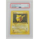 Pokemon TCG. Pikachu Number 1 Black Star Promo Pokemon League Non-Holo PSA 5.