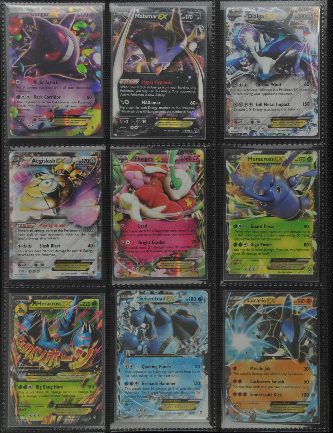 Pokemon TCG. A binder packed with approximately 250 EX and GX cards from a variety of sets. - Image 12 of 28