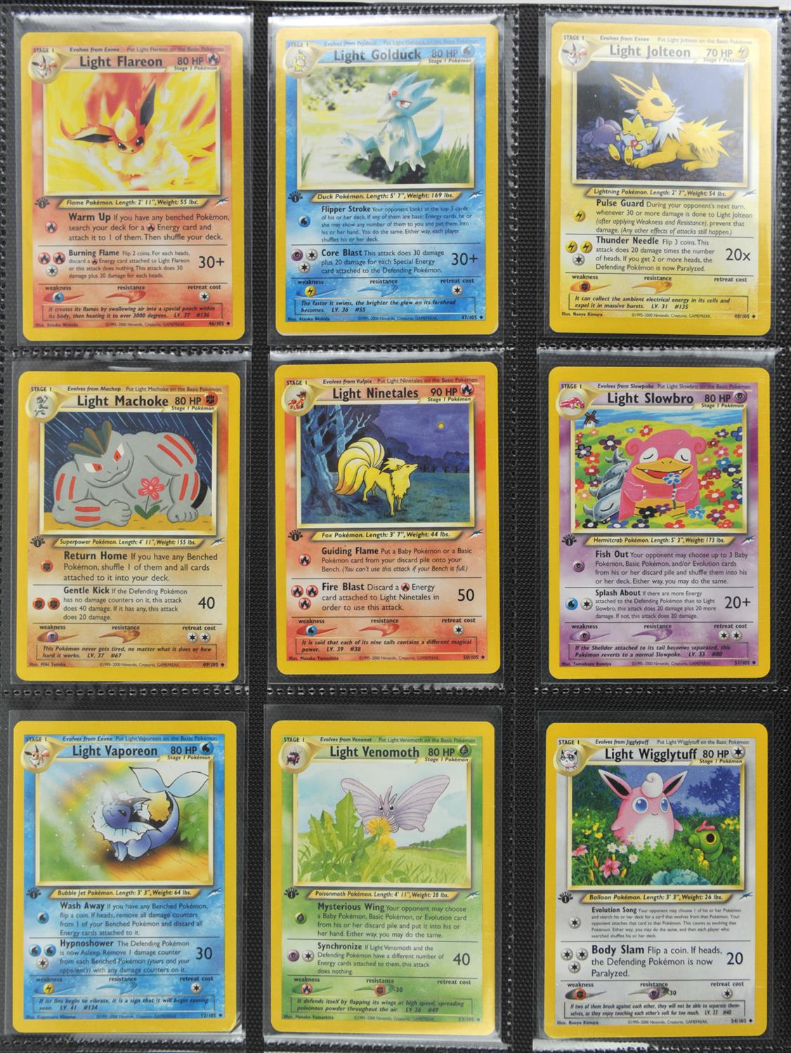 Pokemon TCG. Neo Destiny Complete Non Holographic Set. Includes all 89 non holographic cards with - Image 9 of 11