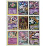 Pokemon TCG. Lot of 18 Mew and Mewtwo cards from various sets and including promo cards.